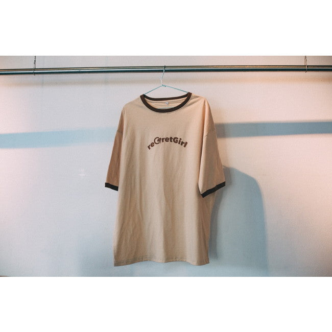 Arch Logo Ringer T-Shirt《Brown》 – No Big Deal Records Shop