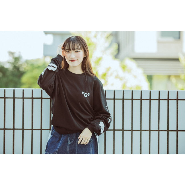 Call Me Long Sleeve T-Shirt《Black》 – No Big Deal Records Shop