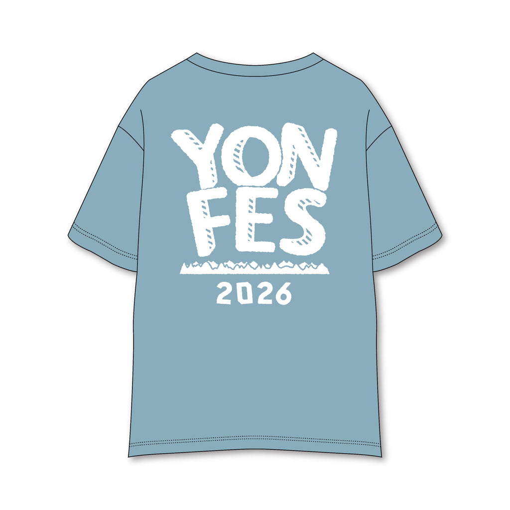 事後通販 7/12(日)まで】YON FES 10th T-shirt《Smoky Blue》 – No Big