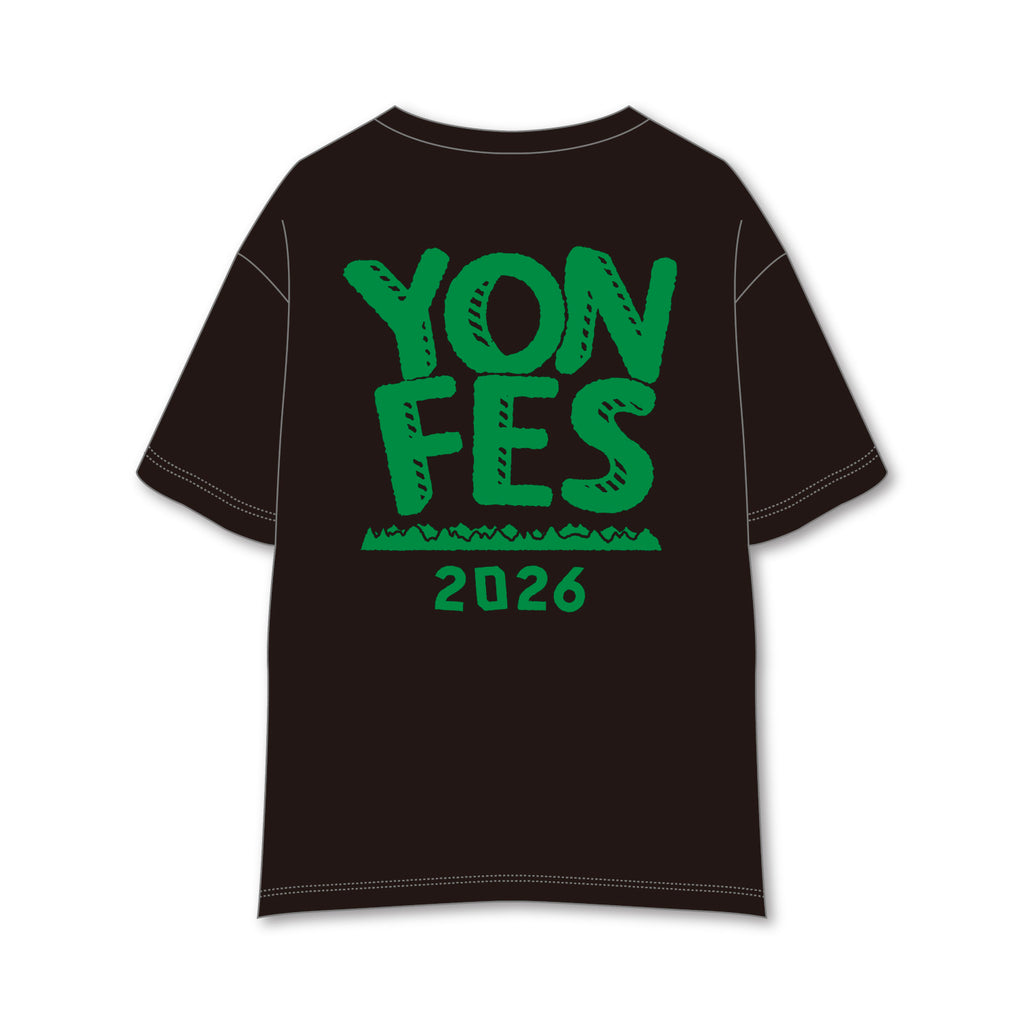事後通販 7/12(日)まで】YON FES 10th T-shirt《Black》 – No Big Deal