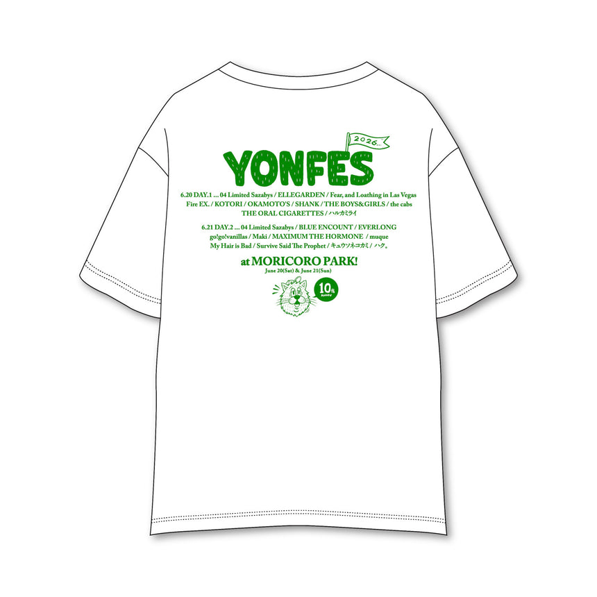 【事後通販 7/12(日)まで】MORICORO T-shirt《White》