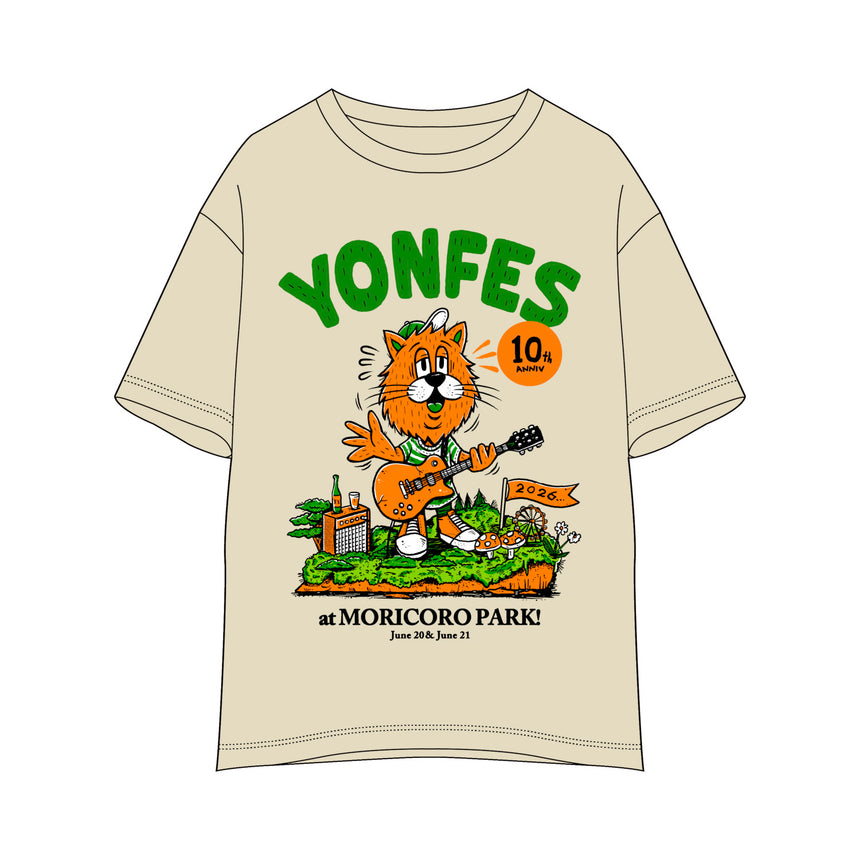 【事前通販 5/24(日)まで】MORICORO T-shirt《Sand Beige》