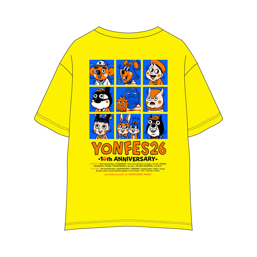 【事前通販 5/24(日)まで】NAGOYA T-shirt《Yellow》