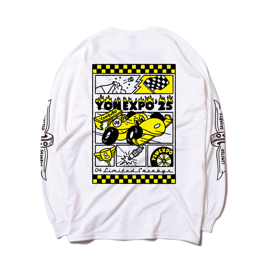 GrandPrix Long Sleeve T-shirt《White》