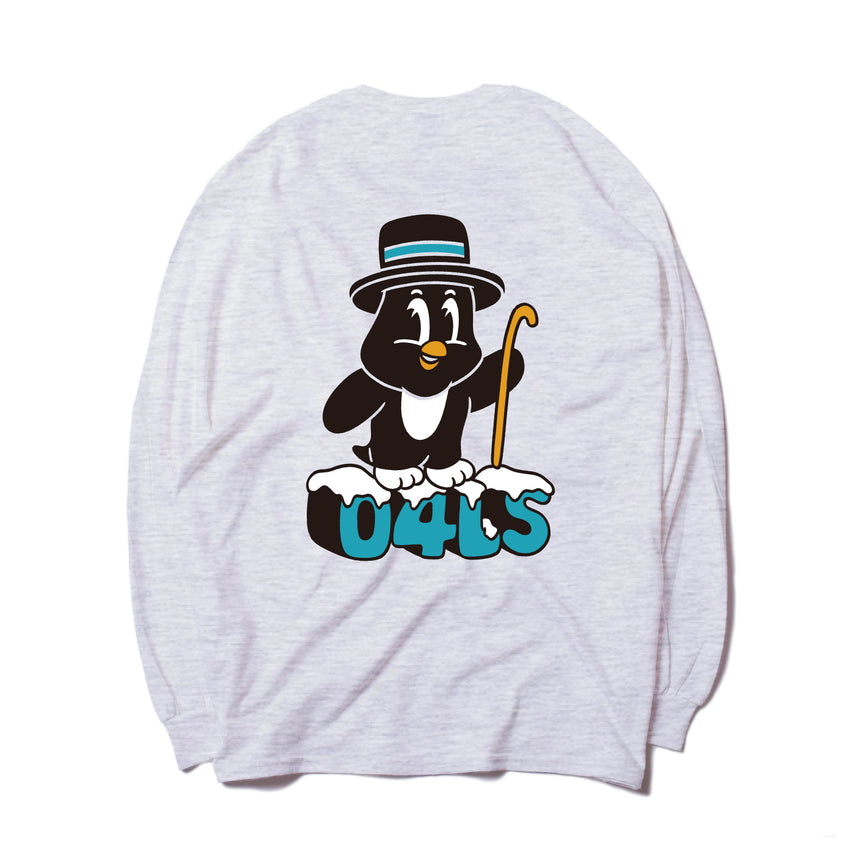 Penguin Long Sleeve T-shirt《Ash》