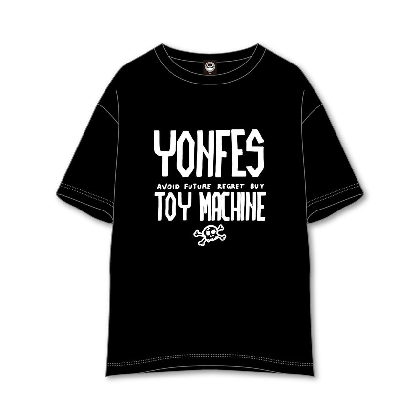 【事後通販 7/12(日)まで】TOY MACHINE × YON FES T-shirt《Black》