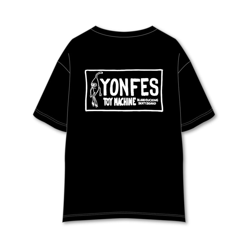 【事後通販 7/12(日)まで】TOY MACHINE × YON FES T-shirt《Black》