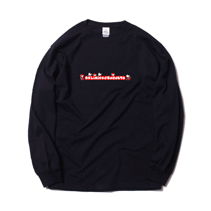 Pit Crew Long Sleeve T-shirt《Black》