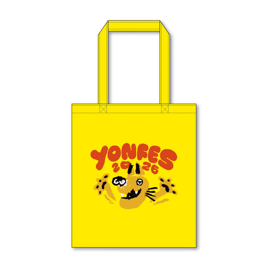 [Pre-order sales until 5/31 (Sun)] Animal Tote Bag《Yellow》