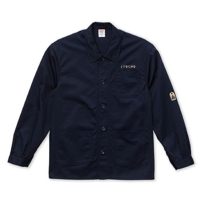 Hieroglyphic Coverall 《Dark Navy》