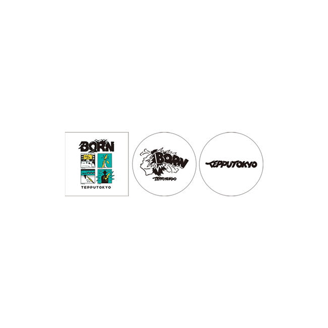 Born Sticker BORN Sticker Set – No Big Deal Records Shop