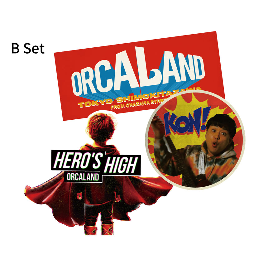 Hero Safe Sticker HERO Sticker Set – No Big Deal Records Shop