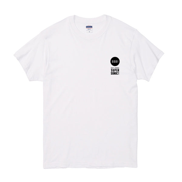 SUPERSONIC T-shirt《White》 – No Big Deal Records Shop
