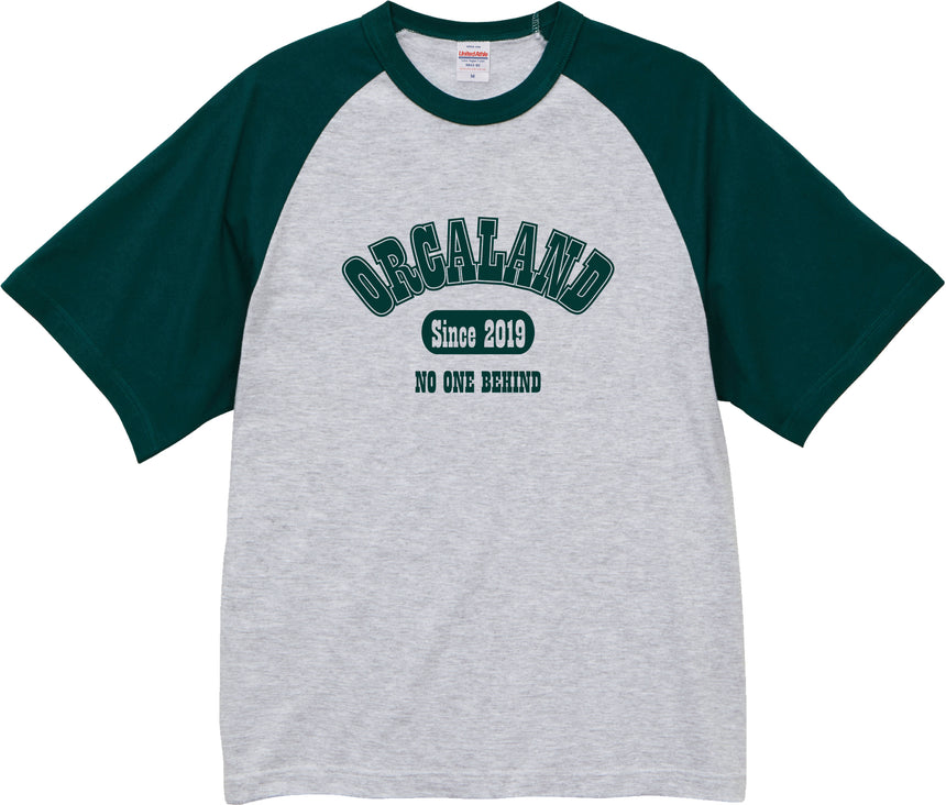 Raglan T-Shirt《Ash × Green》