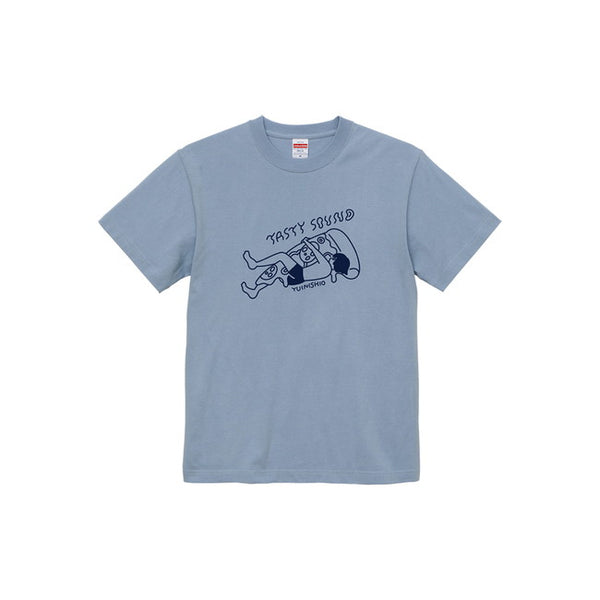 tasty sound T-shirt《Acid Blue》 – No Big Deal Records Shop