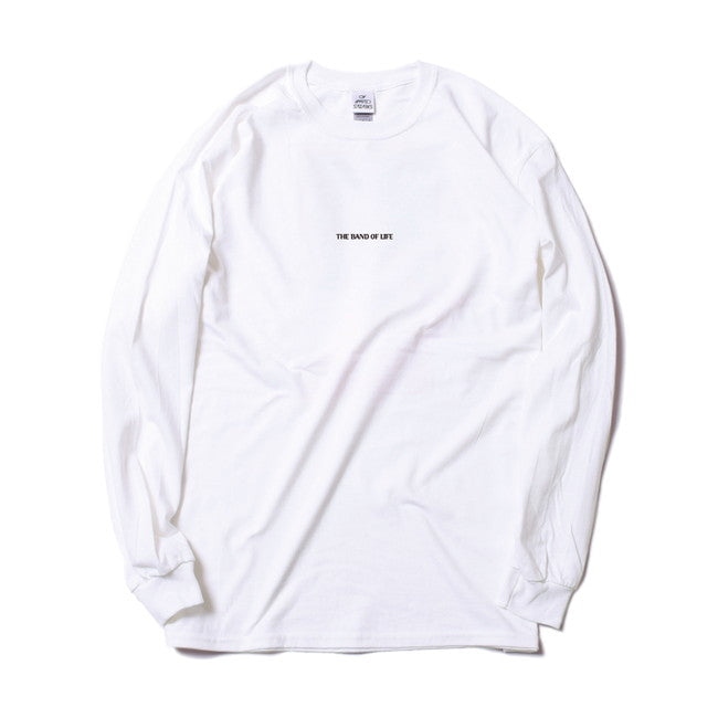 THE BAND OF LIFE Long Sleeve T-shirt 《White》