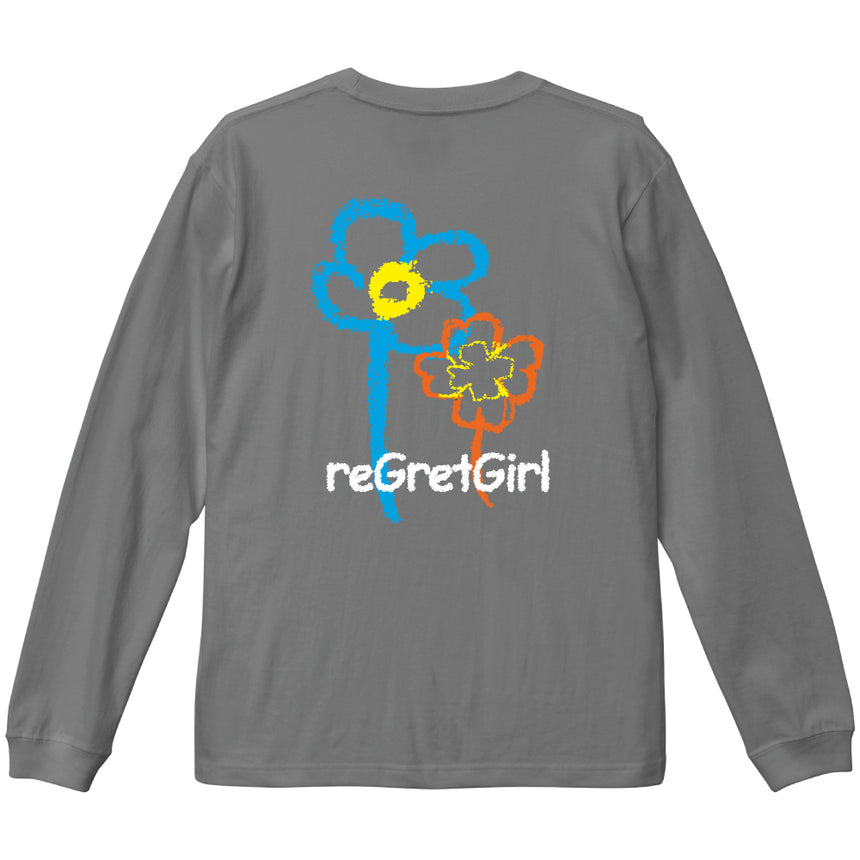 Crayon Long Sleeve T-Shirt《Gray》