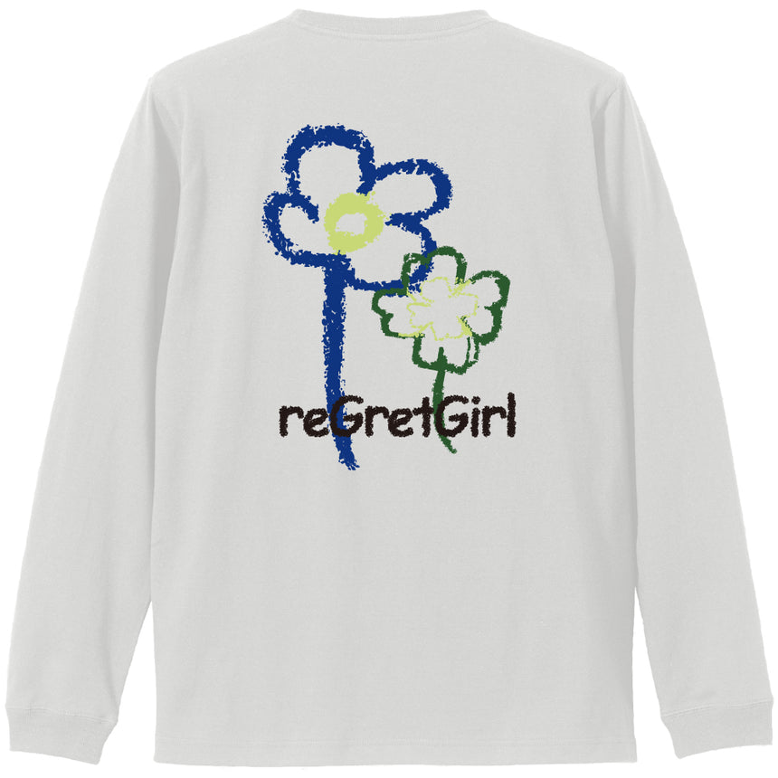 Crayon Long Sleeve T-Shirt《White》