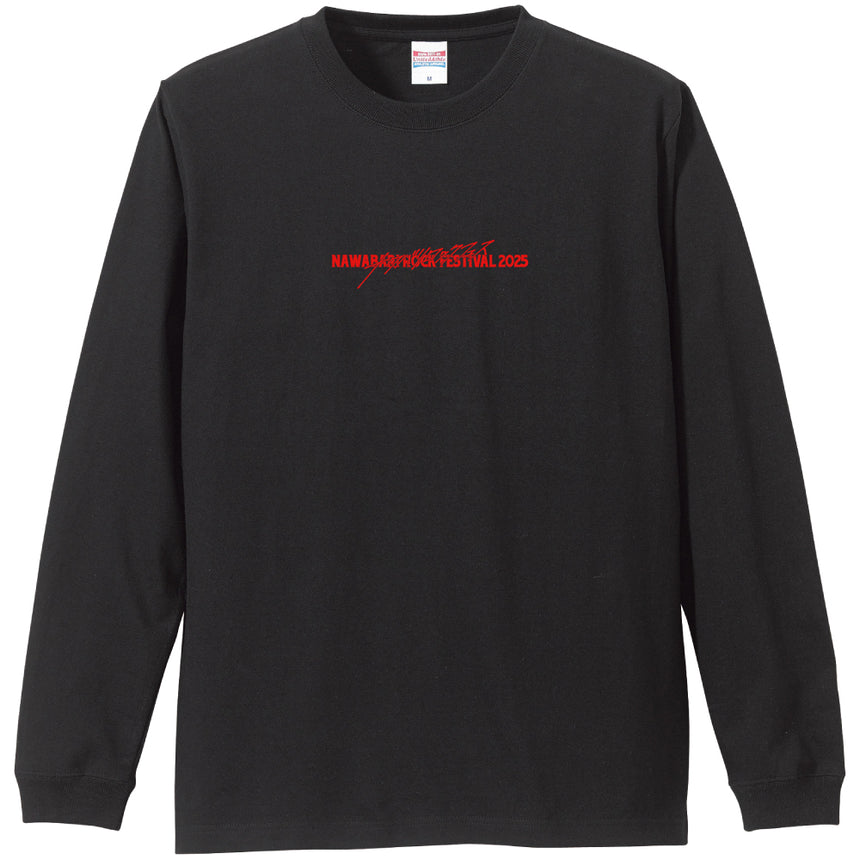 NAWABARI ROCK FES. 2025 Long Sleeve T-Shirt《Black》