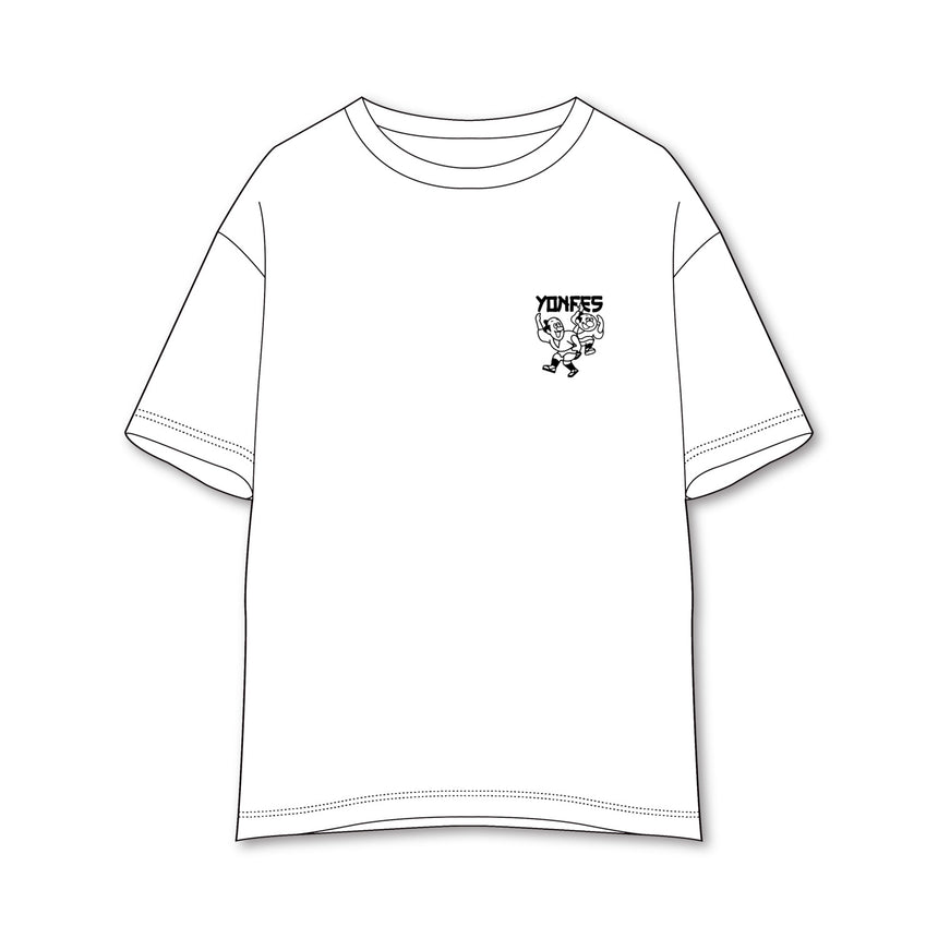 【事後通販 7/12(日)まで】ヤマサちくわ × YON FES T-shirt《White》