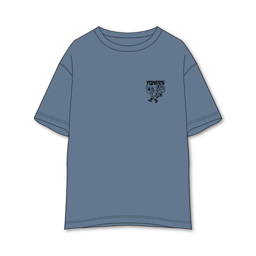 【事後通販 7/12(日)まで】ヤマサちくわ × YON FES T-shirt《Hazy Blue》