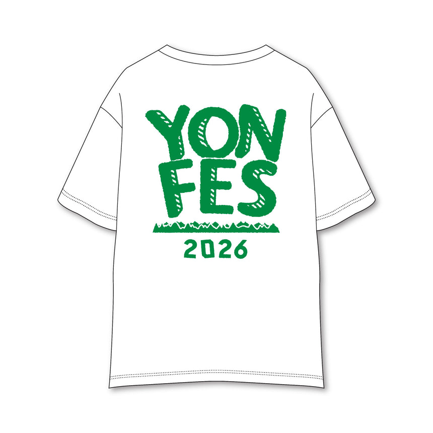 【事後通販 7/12(日)まで】YON FES 10th T-shirt《White》