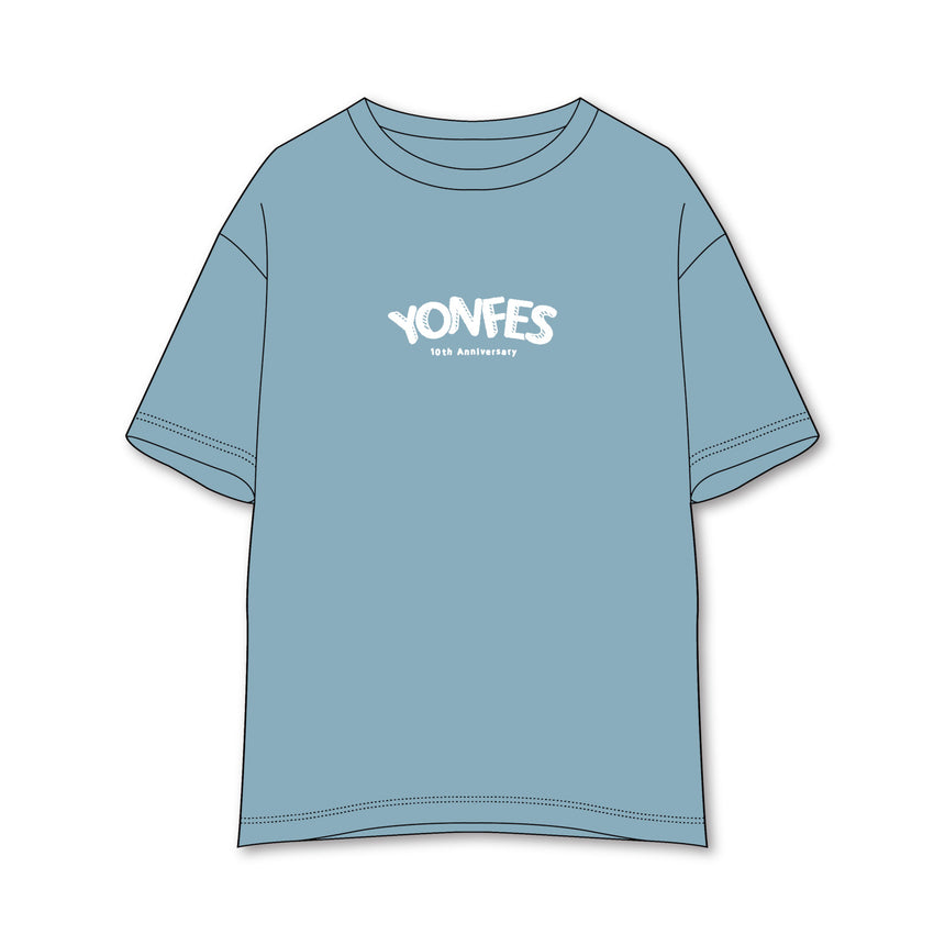 【事後通販 7/12(日)まで】YON FES 10th T-shirt《Smoky Blue》