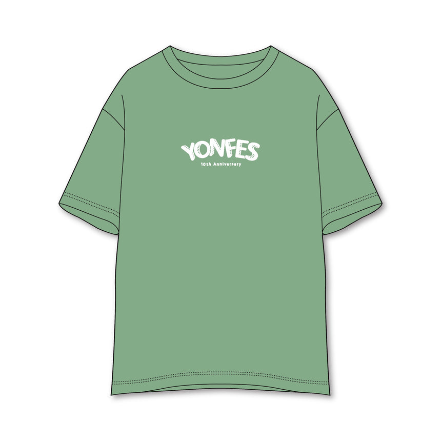 【事後通販 7/12(日)まで】YON FES 10th T-shirt《Smoky Green》