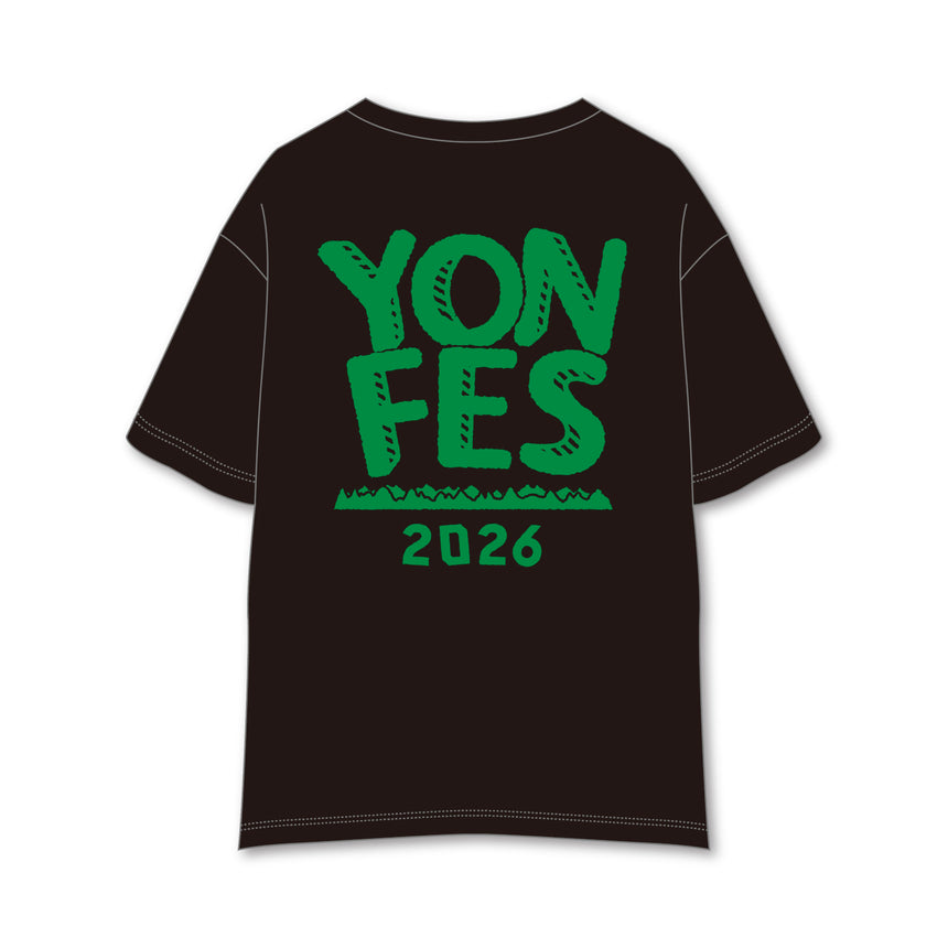 【事後通販 7/12(日)まで】YON FES 10th T-shirt《Black》