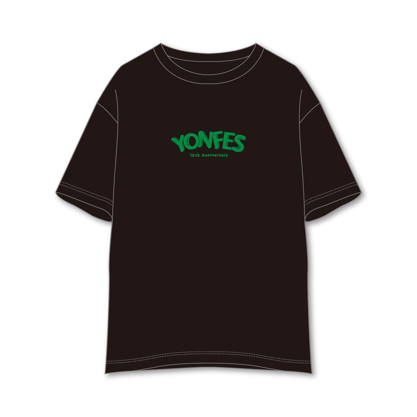 【事後通販 7/12(日)まで】YON FES 10th T-shirt《Black》